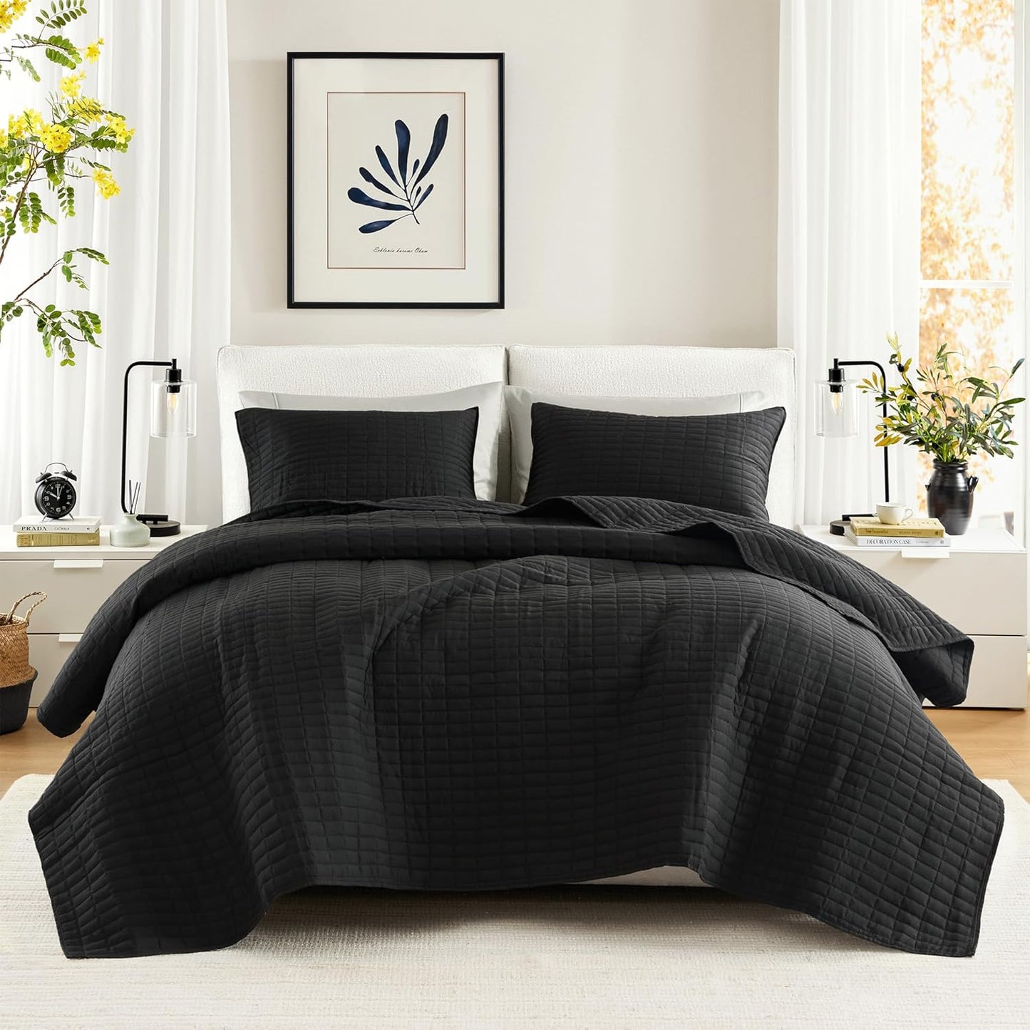 Kienna Quilt Set - Lightweight Summer Blanket for All Seasons