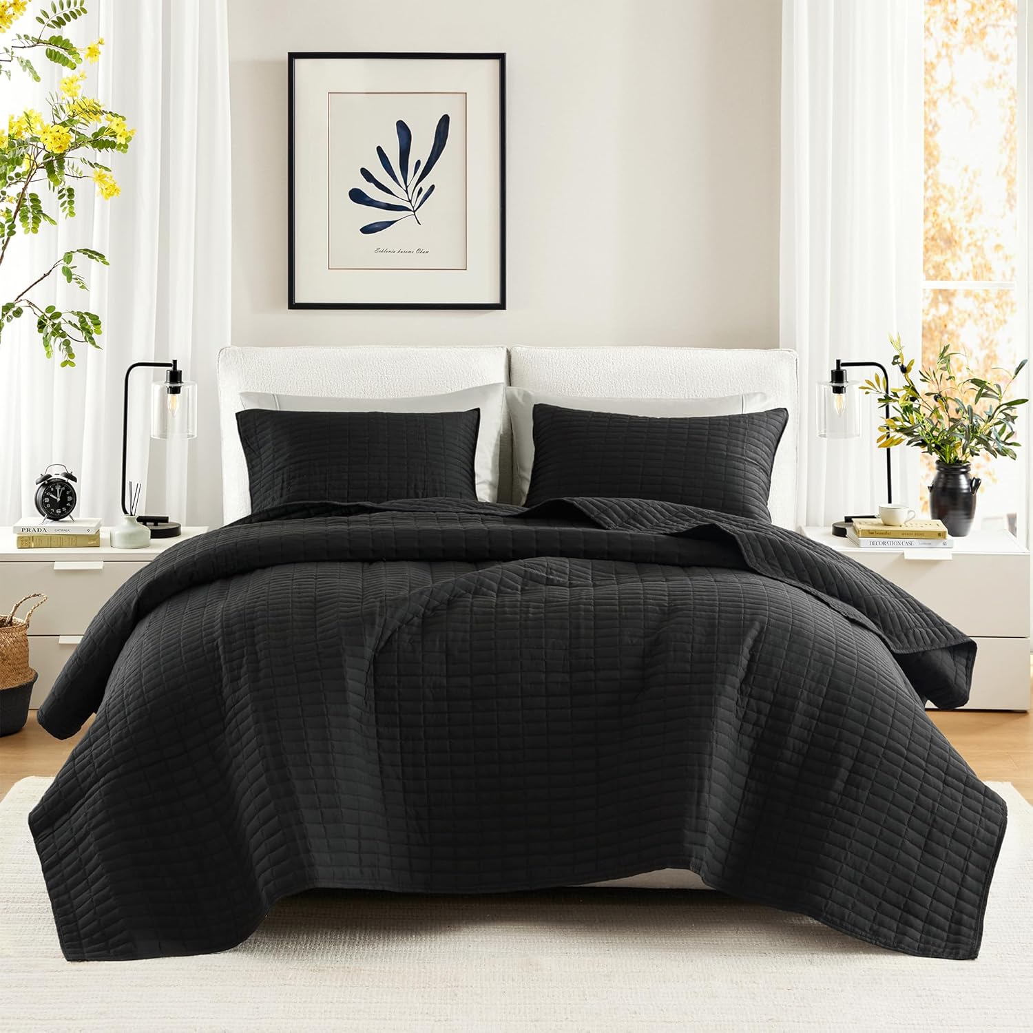 Kienna Quilt Set - Lightweight Summer Blanket for All Seasons
