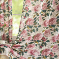 Floral Printed Curtains 72 in Length - Vibrant Pink Peony Drapes