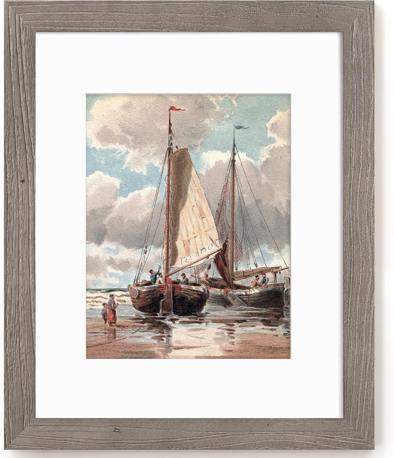 Rustic 16x20 Picture Frame with Tempered Glass for Home Decor
