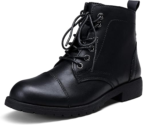 Vepose Women's Ankle Boots Low Heel Lace up Fashion Booties Review