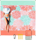 Beach Blanket Waterproof Sandproof Extra Large Beach Mat 79in x 83in
