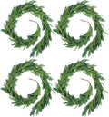 4 Pcs 6 Ft Norfolk Pine Garlands - Realistic Faux Greenery for Mantels