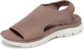 Skechers womens Summits Outta Here Sandal - Vegan Stretch Comfort