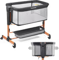 Baby Bassinet 3 in 1 Bedside Sleeper - Adjustable, Portable Comfort