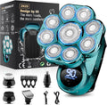9D Electric Head Shaver for Bald Men - Upgraded 5-in-1 Grooming Kit