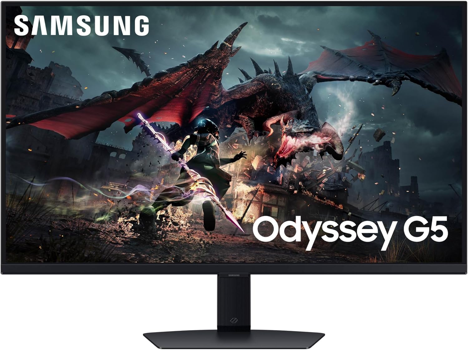 SAMSUNG 32-Inch Odyssey G50D QHD Gaming Monitor with 180Hz Refresh