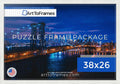ArtToFrames 38x26 in White Puzzle Frame - Clean Display Fit