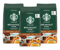 Starbucks Breakfast Blend Coffee Whole Bean 12-Ounce Bags (Pack of 3)