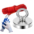 Magnet Fishing Kit 265 lbs Powerful Neodymium - Durable Rope & Gloves