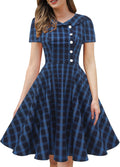 Wedtrend Women's 1950s Vintage Audrey Hepburn Style Cocktail Swing