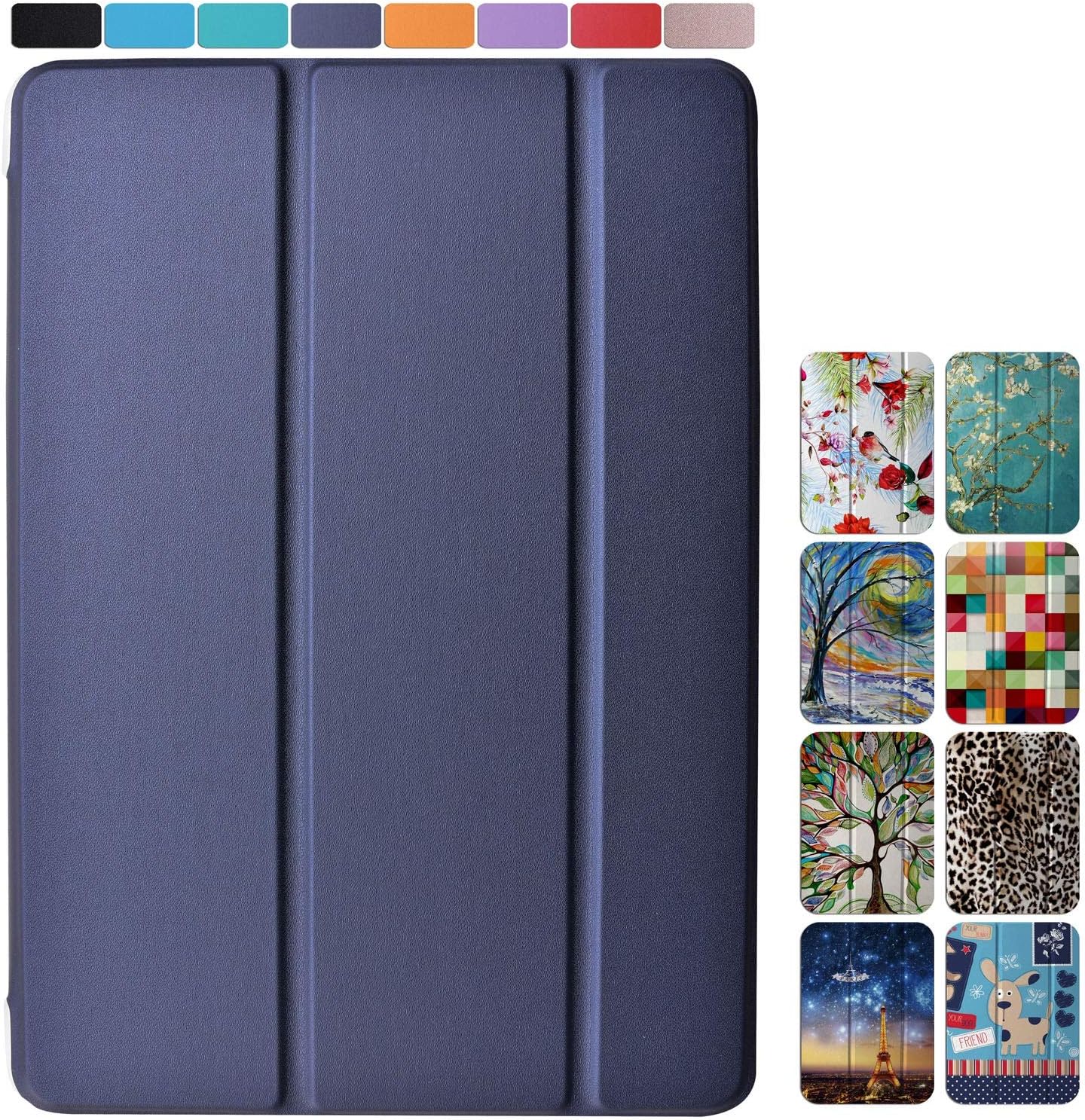 DuraSafe iPad Mini 5 Case with Adjustable Stand - Navy Blue