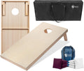 Cornhole Boards 3ftx2ft Tailgating Set - Solid Wood, Carrying Case