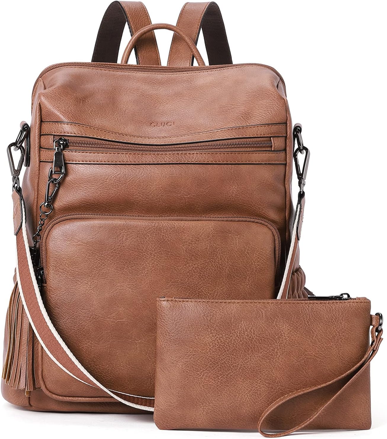 CLUCI Womens Backpack Purse Leather Large Fashion Travel Bag