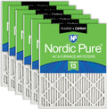 Nordic Pure 14x24x1 MERV 13 Plus Carbon Pleated Filters 6 Pack