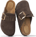 Women Leather Clogs Manchester - Memory Foam Comfort