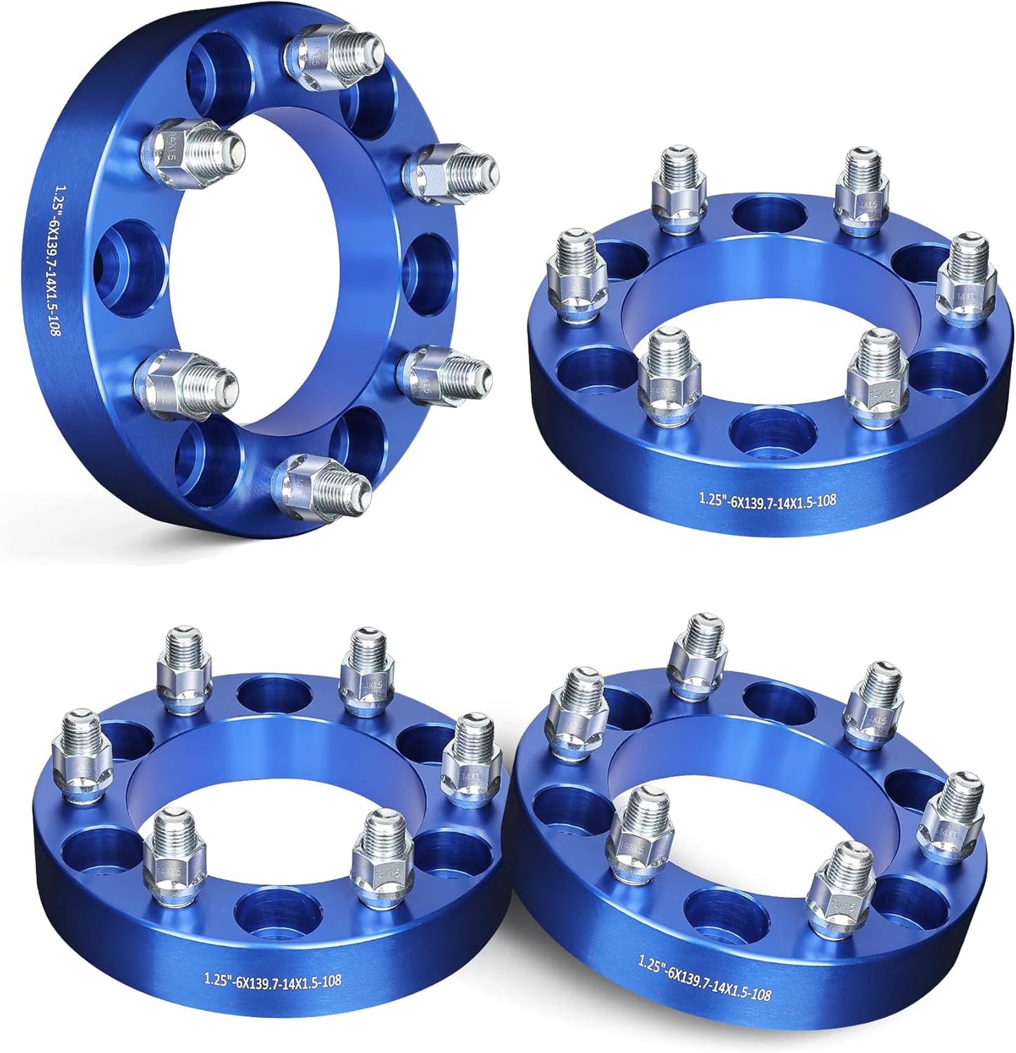 EVIL ENERGY 6x5.5 Wheel Spacers 1.25 inch for Chevy Silverado