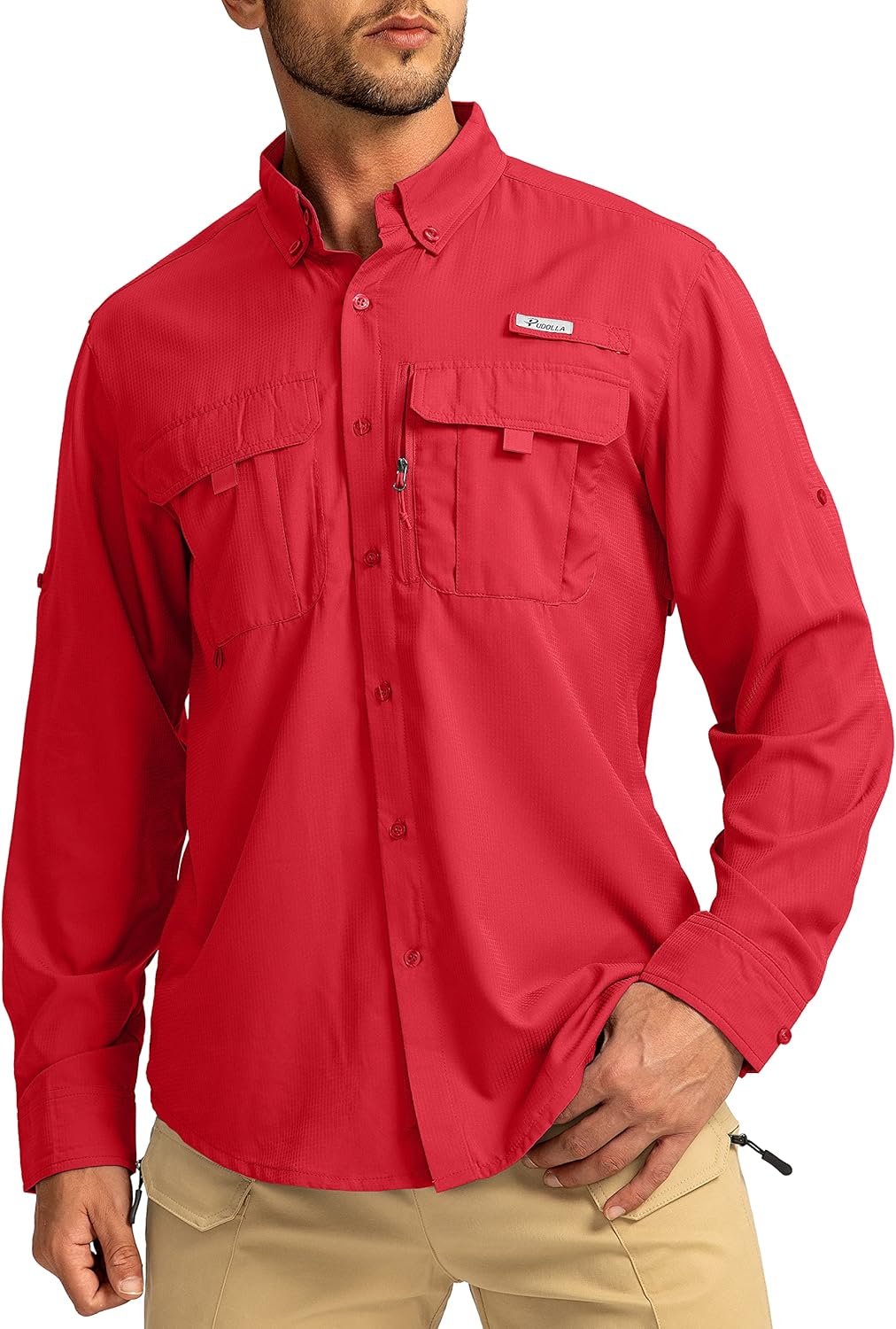 Men's Sun Protection Fishing Shirts with UPF50+ for Outdoor Fun