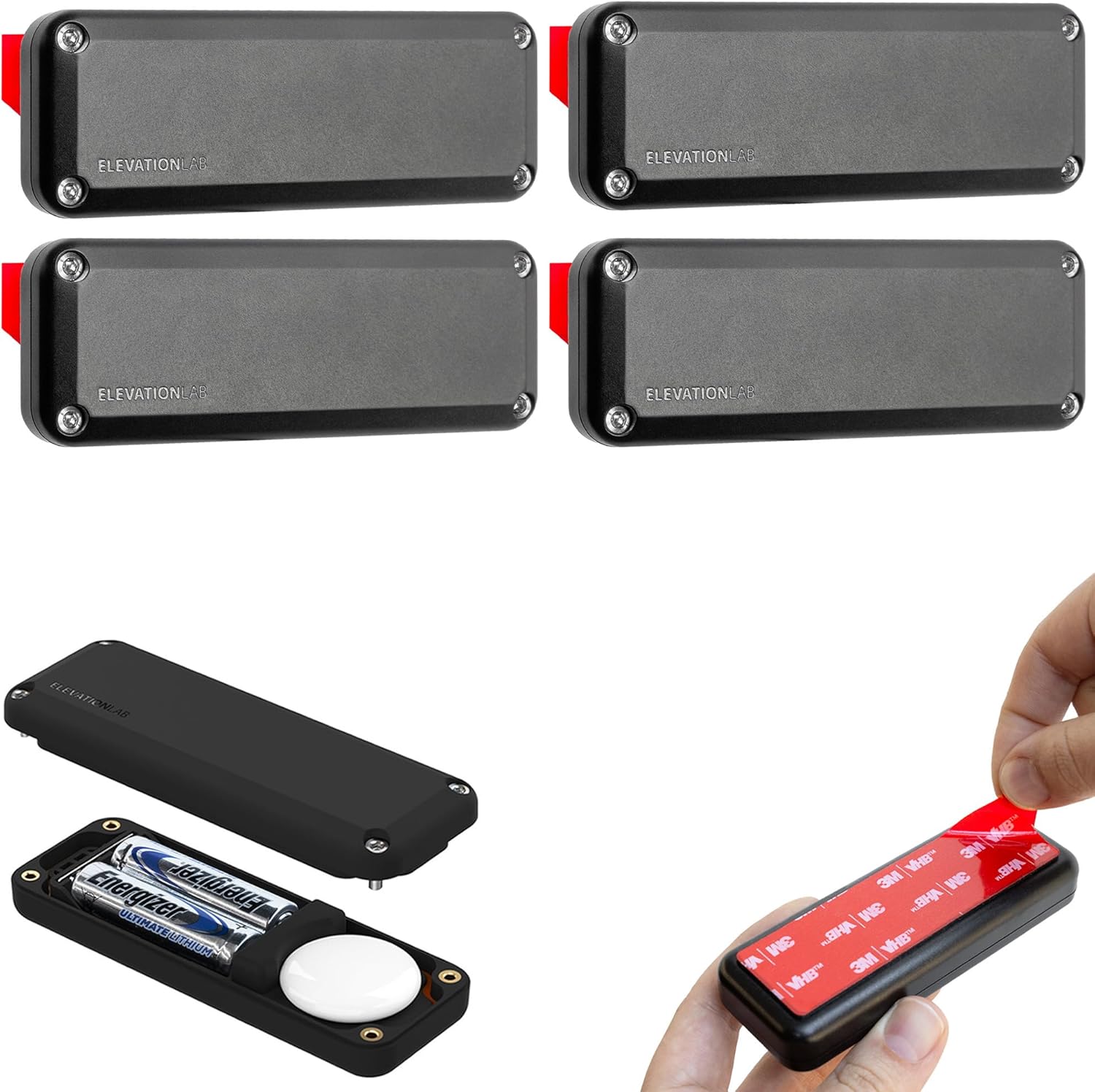 Elevation Lab AirTag Extended Battery with Adhesive Mounting