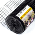 48in x 50ft Black Hardware Cloth 1 in 16Ga PVC Coated Wire Mesh