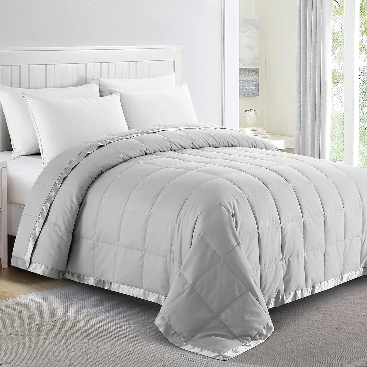 Soft Lightweight Down Blanket King Size for All Seasons Comfort