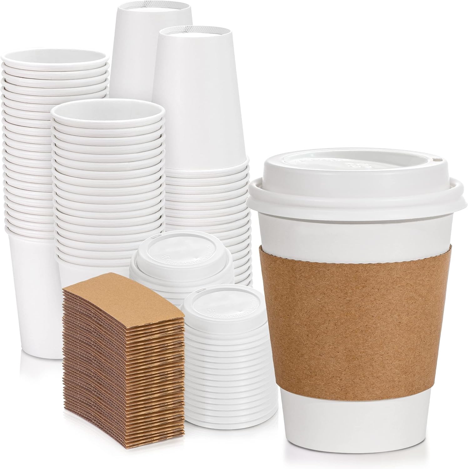 Leak-Proof 12 oz Coffee Cups Bundle
