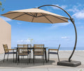 Outdoor Patio Umbrella 11 FT Curvy Cantilever - Rotating Shade