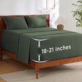 Bedsure Deep Pocket King Sheet Set - Cooling, Fits Up to 21 in