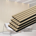 Wood Slat Acoustic Wall Panels 4-Pack - Natural Oak Sound Control