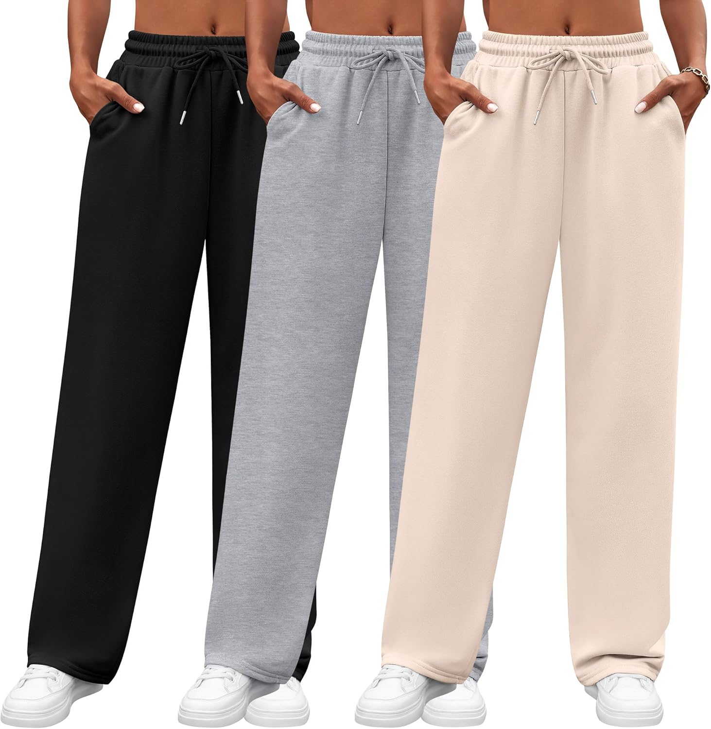 Neer Women's High Waisted Sweatpants with Pockets for Comfort