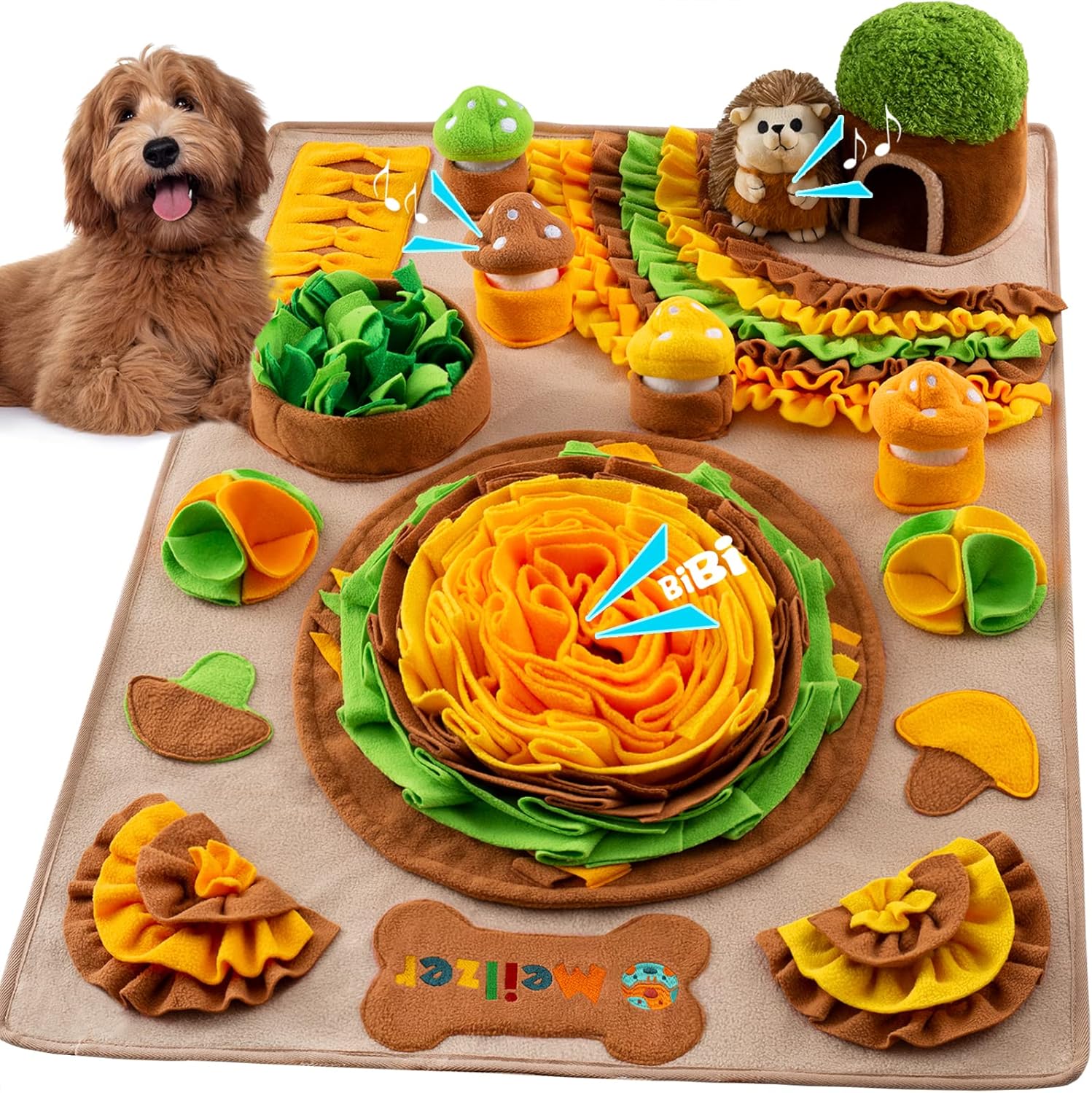 Large Snuffle Mat for Dogs - Interactive Feeding Puzzle Toy