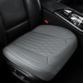Gray Car Seat Cover 2 Pack Universal Leather Front Seat Bottom
