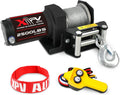 2500lbs Electric Winch 12V Waterproof Steel Cable - Compact Towing