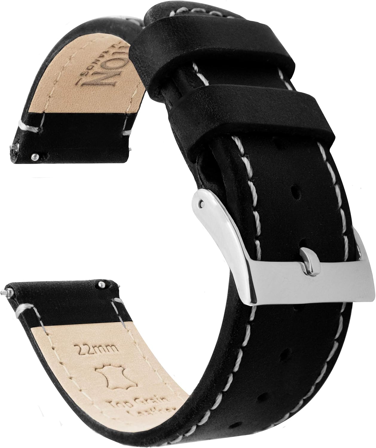 Barton Quick Release Top Grain Leather Watch Band Strap Options