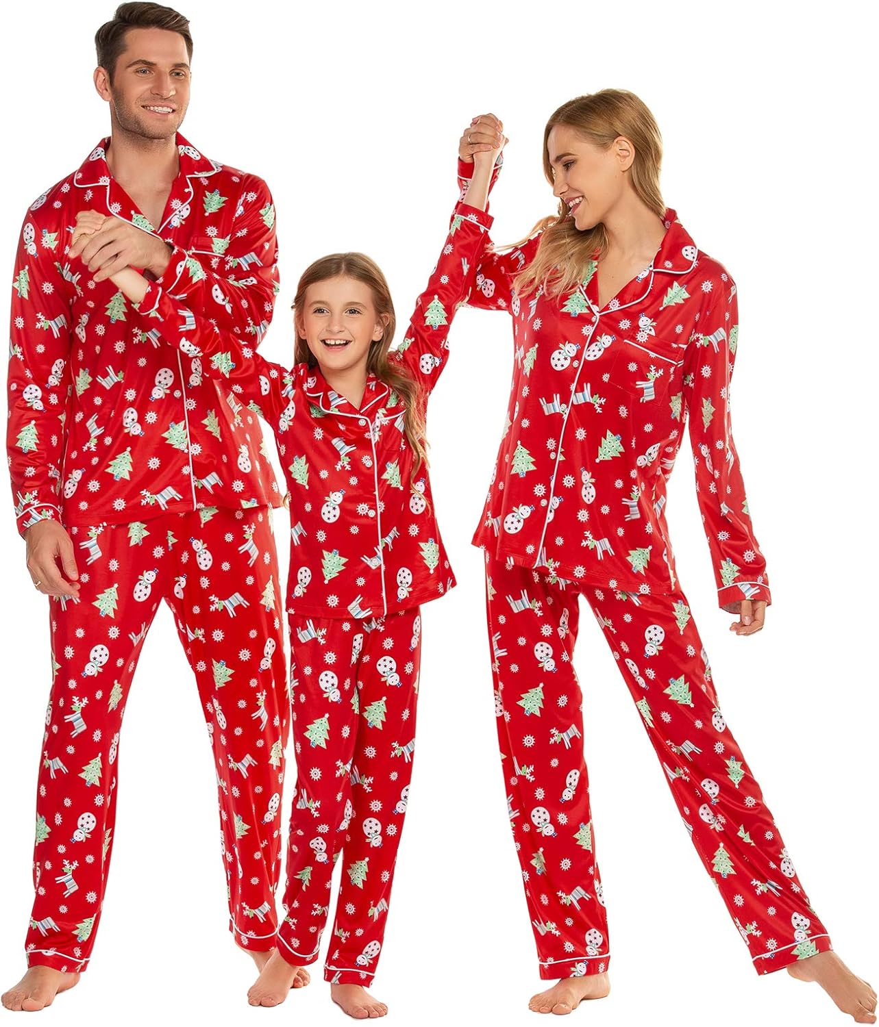 Ekouaer Christmas Family Matching Pajamas for Festive Fun
