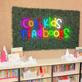 Cool Kids Read Books Neon Sign for Classroom Reading Corners - Bright
