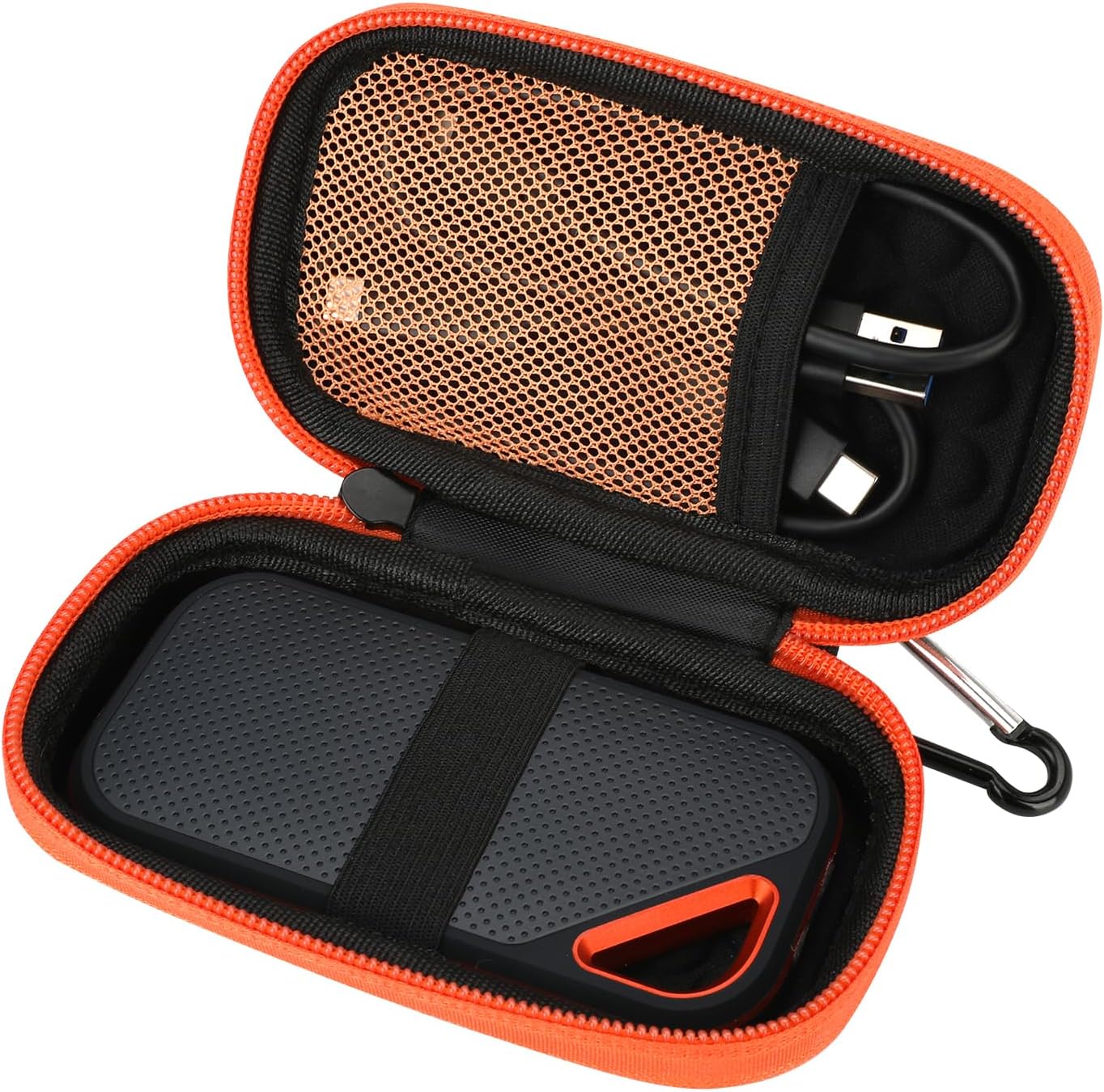 Orange Travel Case for Sandisk SSD - Ultimate Protection!
