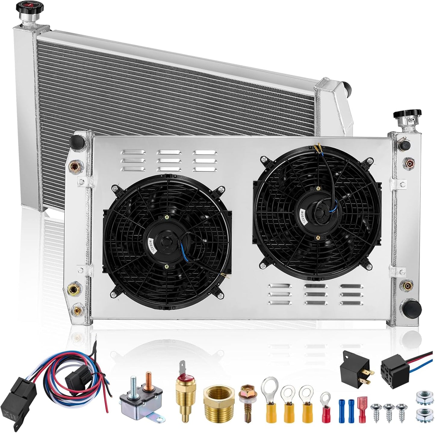 BDFHYK CU622 Aluminum Radiator for 1988-2001 Chevrolet GMC