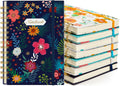 Coopay A5 Spiral Notebook 8 Pack - Durable Hardcover Journals