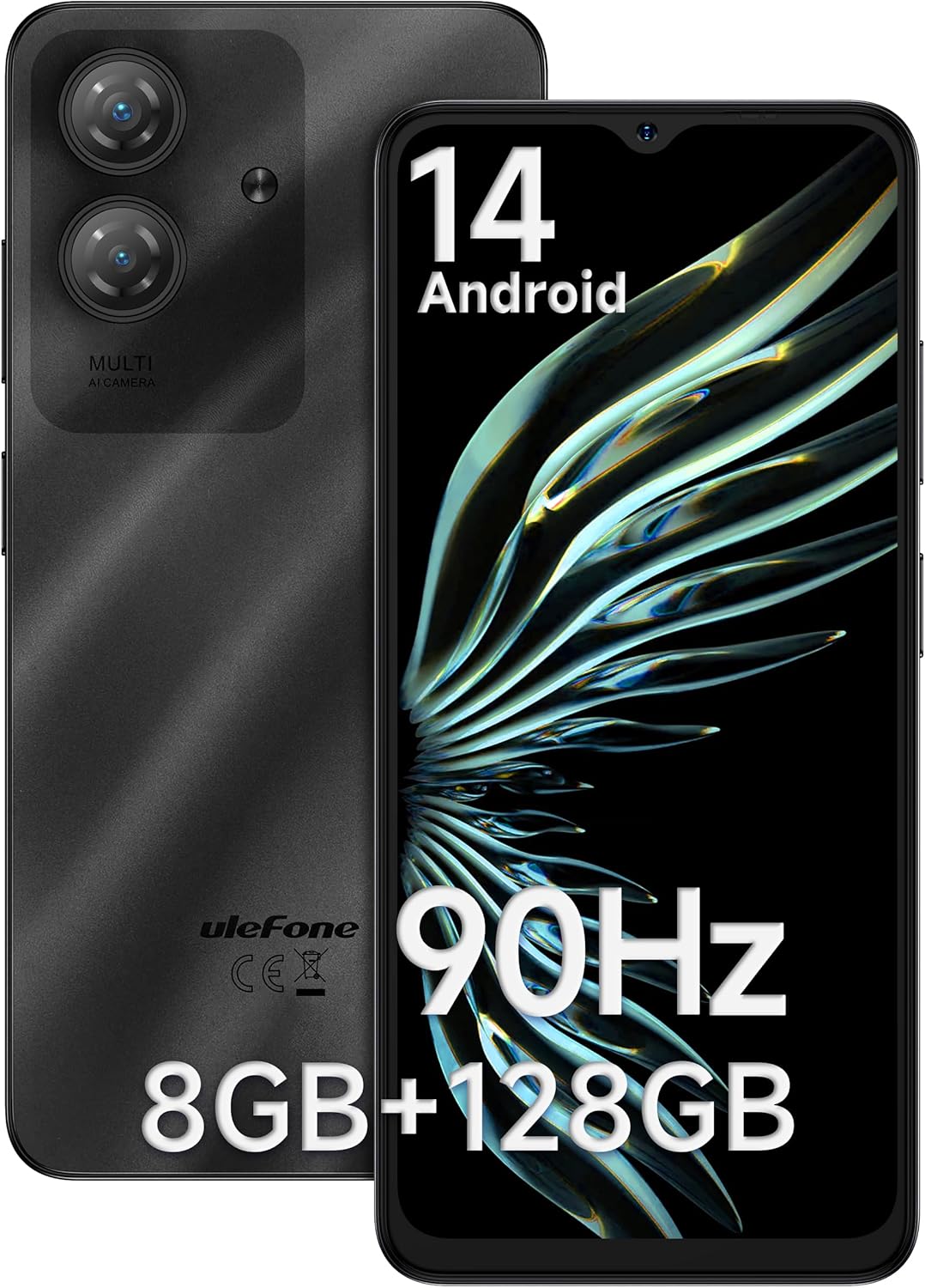 Ulefone Note 21 Unlocked Cell Phone with 8GB RAM and 128GB Storage