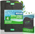 Breathe Naturally Carbon Activated Cut-To-Fit Air Filter - Pack of 4