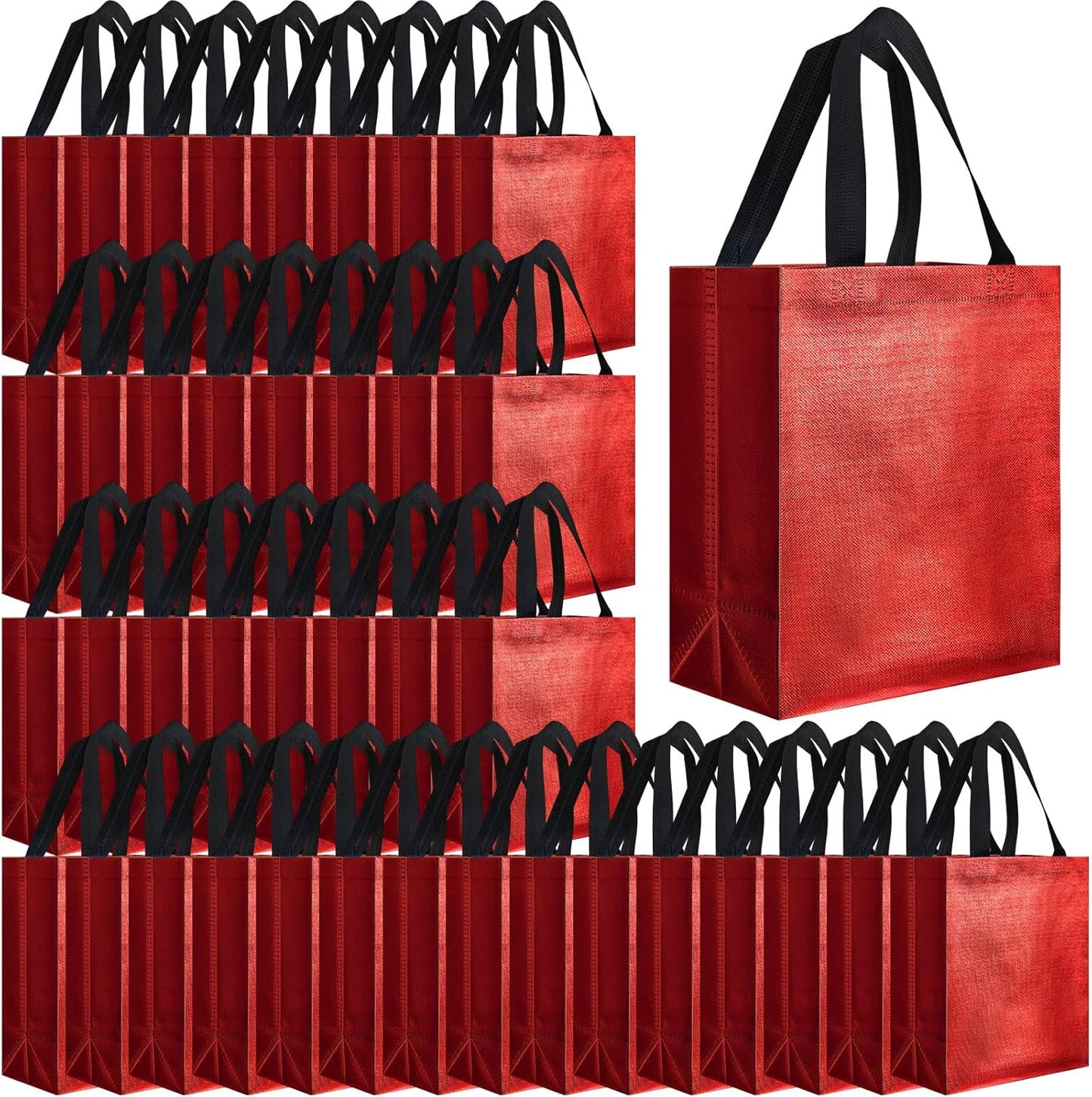 Eccliy 80 Pieces Gift Bags Set for Stylish Grocery Shopping