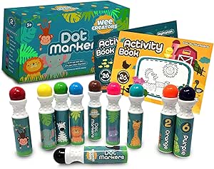 Wee Creators Dot Markers for Kids - Mess Free Coloring Fun