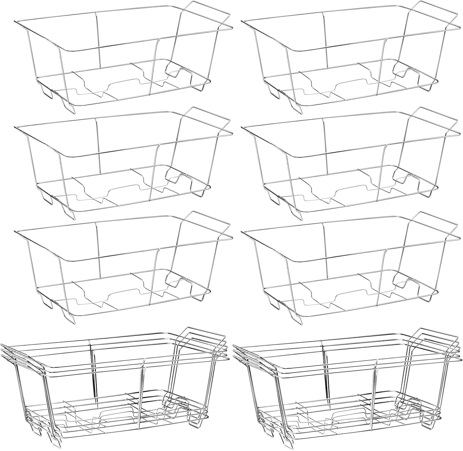 Chafing Wire Rack Buffet Stand - 12 Pack for Dish Serving