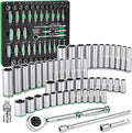 SK 1/4 in Drive Socket Set 52-Piece - Durable SuperKrome Finish