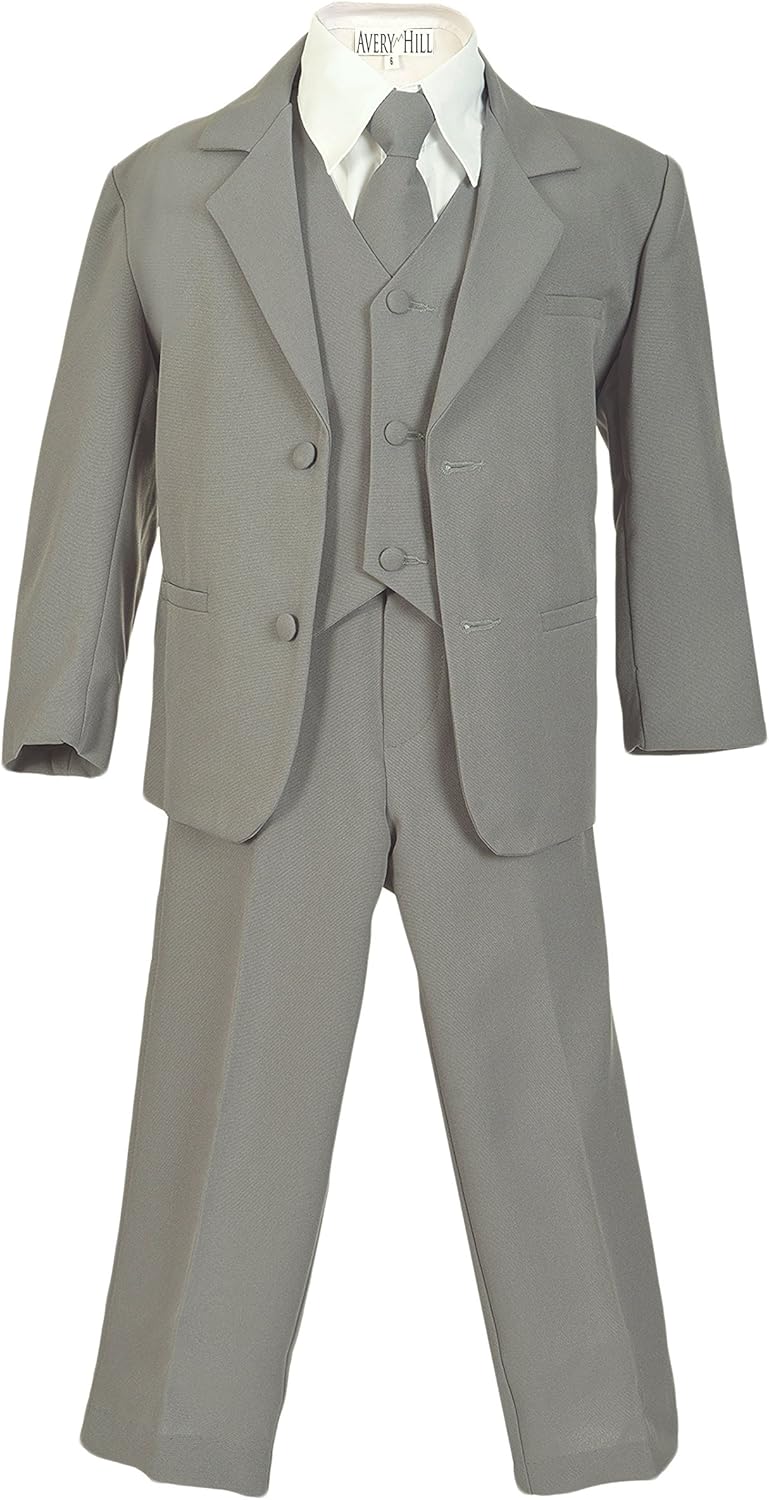 Avery Hill Boys Formal 5 Piece Suit Set for Special Occasions