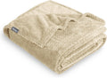 Bare Home Textured Fleece Blanket Twin/Twin XL - Ultra-Soft Microplush