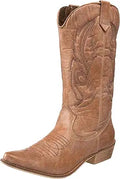 Coconuts Gaucho Boot Womens Mid-Calf Western Boot - Platform Style