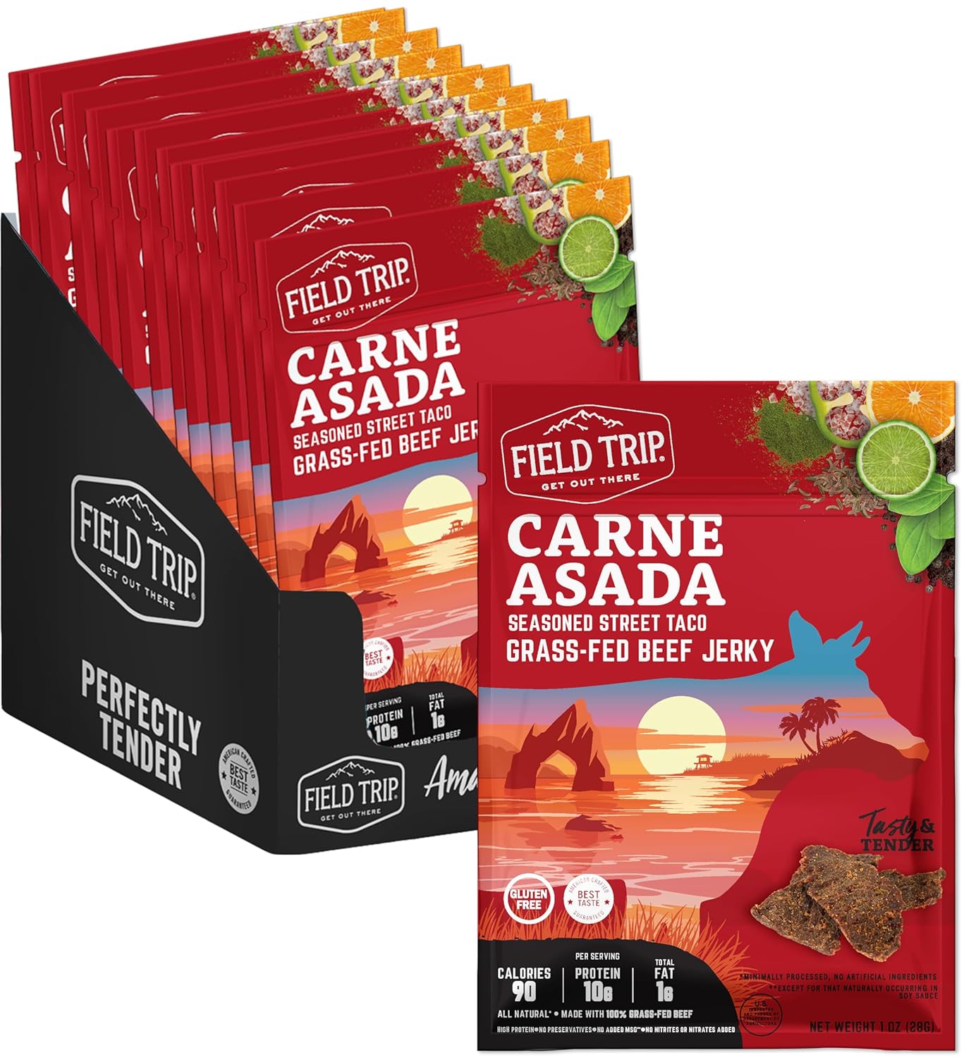 Field Trip Grass Fed Beef Jerky - Healthy Gluten Free Snack
