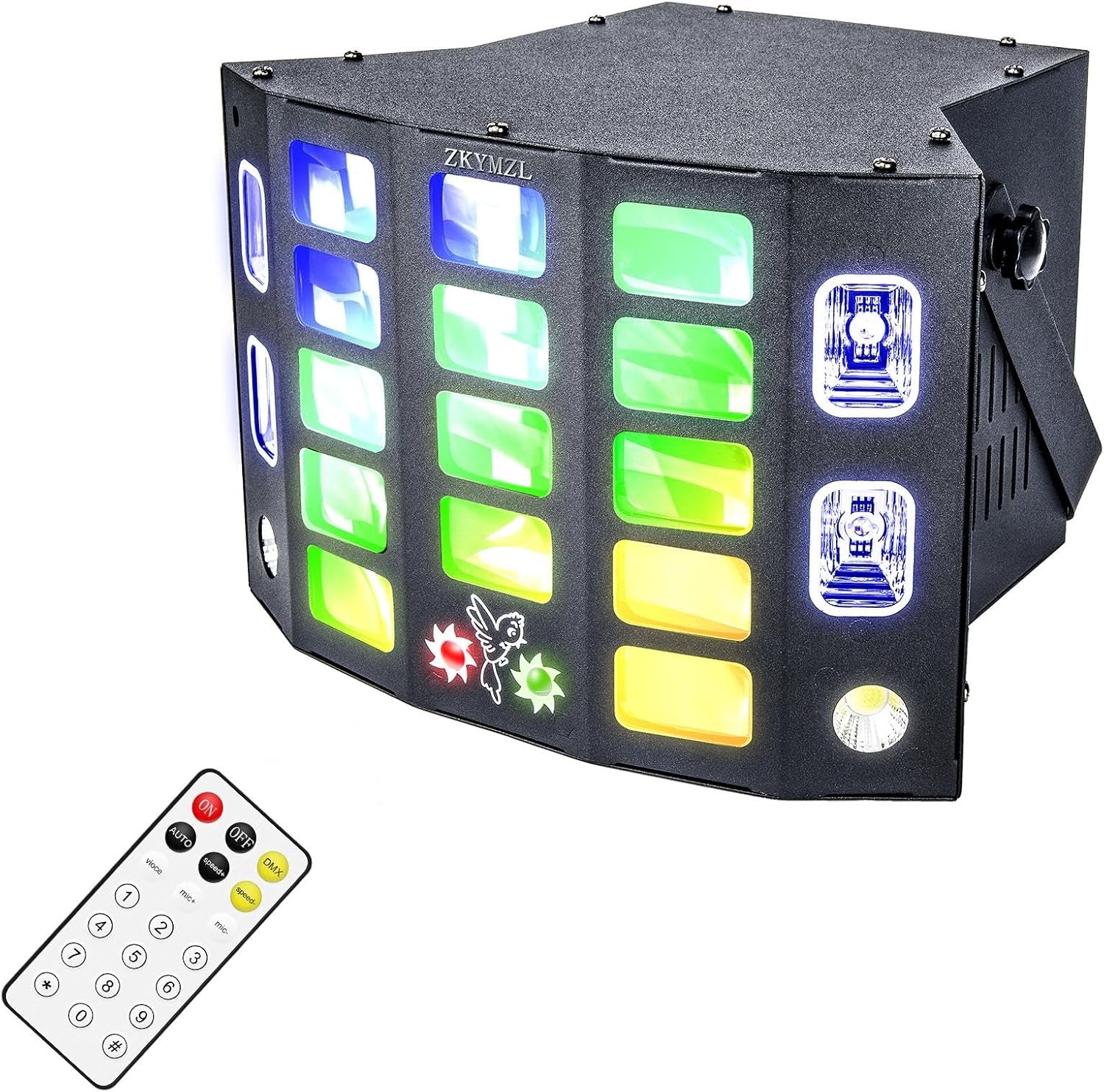 5 in 1 Disco Light DJ Light with Butterfly Beam and Strobe